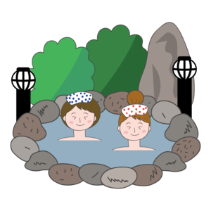温泉でのんびりコン