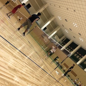運動不足解消にバトミントンしましょー😁