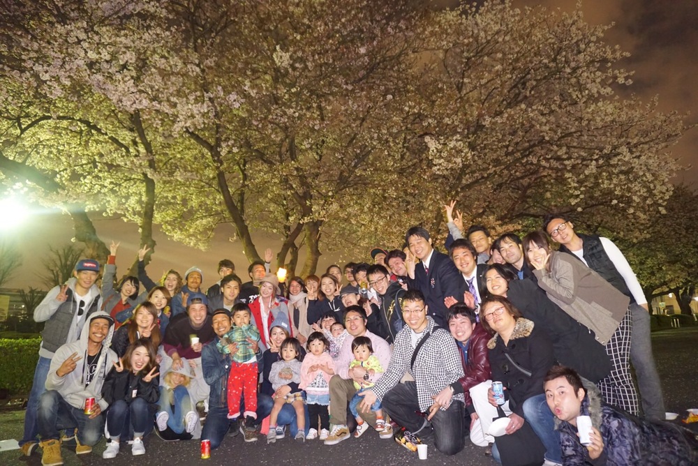 中山競馬場夜桜だぁぁぁぁあ