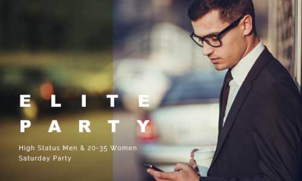 ハイステイタスな男性と20代＆30代前半の女性限定で開催するナイトパーティー！“ELITE PARTY”
