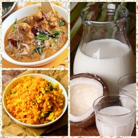 贅沢✨ココナッツチキンカレー🌴🍛と南インドのメイドさん直伝❗完全オリジナル野菜炒め料理✨✨