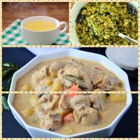 スパイスチキンシチュー❗＆贅沢✨ホットマンゴーミルク😍