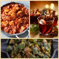 絶品✨インドチーズと絡めるチキンカレー❗&スパイスホットワイン🍷👳