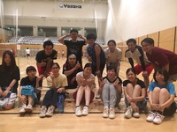 ワイワイバドミントン♡(´˘`๑)🏸