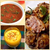 濃厚チキンドライレバーカレー🍛&絶品マンゴーラッシー✨😍