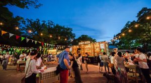 代々木公園のアースガーデン夏2019で外飲み会！