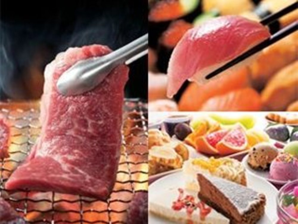 焼き肉&お寿司&スィーツの食べ放題＆真夏の夜の動物園