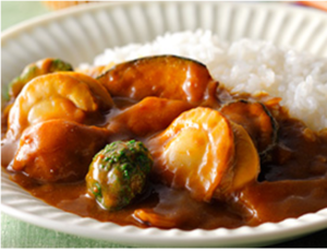 （満員御礼）【漁師の食卓】シーフードカレー。青海苔研究会〜こそ練の巻。シーフードカレー〜ホタテと