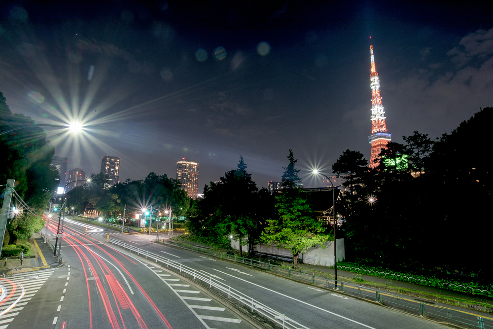 夜の東京タワーの写真を撮ろう！