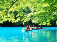 6/13（土）奥四万湖カヌー体験&四万温泉