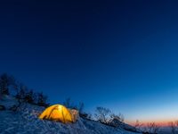 (中止)1/23-1/24 雪中キャンプで銀世界を：）