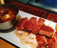 銀座ランチ会　お肉(岡半)