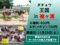 閉園する「ダチョウ王国」へ行こう！