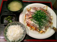 【ご当地グルメで友達作り♫】お好み焼きはおかず！！東京の京橋で大阪スタイル お好み焼定食 ランチ会