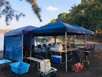 【バーベキュー屋直伝】BBQ川の流れを聞きながら、豚汁もあるよ！３月まで後6日