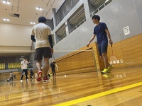 8/21 土曜日 21-23時 初中級者向けバドミントン！ 稲永スポーツセンターにて