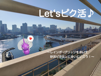 【1月15日】 Let‘sピク活
〜レインボーブリッジを歩いて
砂浜ピクミンに会いにいこう！〜