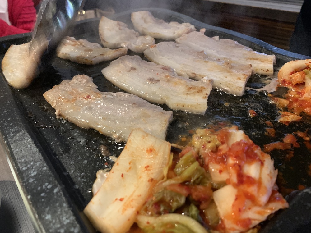【韓国料理】サムギョプサルを食べに行こう！in梨泰院ポチャ