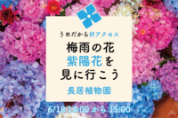 【うめだから好アクセス】梅雨の花 紫陽花 を見に行こう in 長居植物園