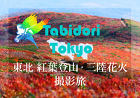 【旅撮-Tabidori- Tokyo】東京発着10/6夜発～10/10夕方帰 三陸花火・栗駒山他　秋登山旅【東北編】