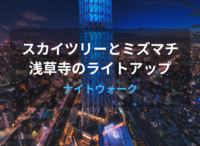 【40代以上がメイン】スカイツリーを間近でみてからミズマチを通って浅草寺まで歩きます✨ナイトウォーク