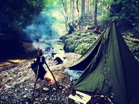 【ブッシュクラフト】秘境でワイルドな焚火とデイキャンプ⑮