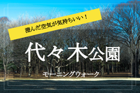 【代々木公園×モーニングウォーク】冬の朝を楽しむ。澄んだ空気が気持ち良い代々木公園をモーニングウォークしよう！