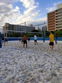 新年一発目！冬でもやります！ビーチバレー！