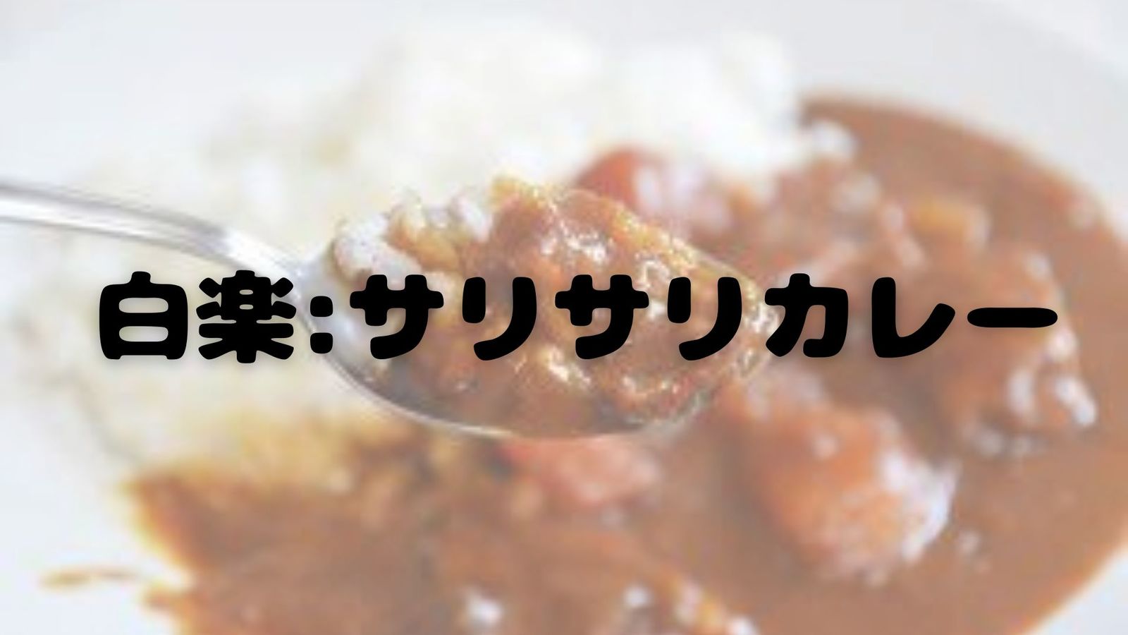 白楽のサリサリカレーに行こう🍛