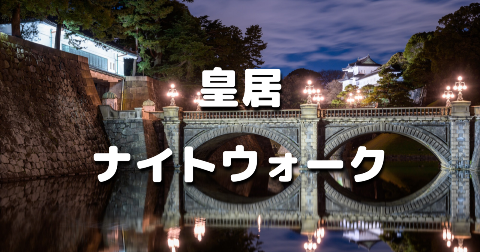 皇居ランじゃなくて皇居ウォーク！江戸時代の歴史スポットを楽しみながら散歩します(^-^)