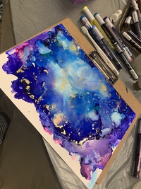 ✨🎨4/22 アルコールインクアートイベント🎨🍻🌏✨