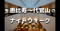 解説付き！恵比寿、代官山、渋谷猿楽町など、古墳時代～江戸～昭和の歴史を巡ります！運動目的もOKです♪