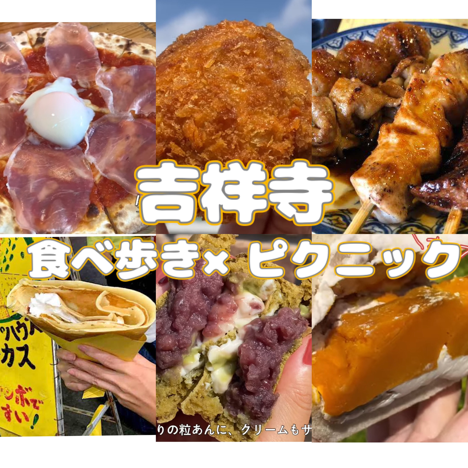 【吉祥寺×食べ歩き×ピクニック】20～30代で最高の休日にしよう✌️✨