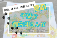 【夏詣】《千葉で御朱印さんぽ》〜神社巡り〜※寺社巡り好き、神社好き、御朱印好き、1人参加歓迎、参拝デビュー、寺社巡り初めて、御朱印初めての方も歓迎※
