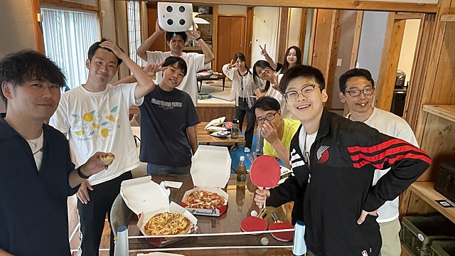 ピザ&餃子パーティー🎉