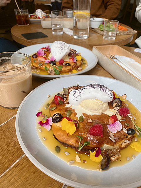 銀座でパンケーキ🥞