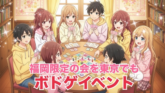 【福岡限定主催者さんとコラボ】福岡人気ボドゲサークルが東京初上陸♪初心者さん大歓迎♪懇切丁寧に教えてくれます♪