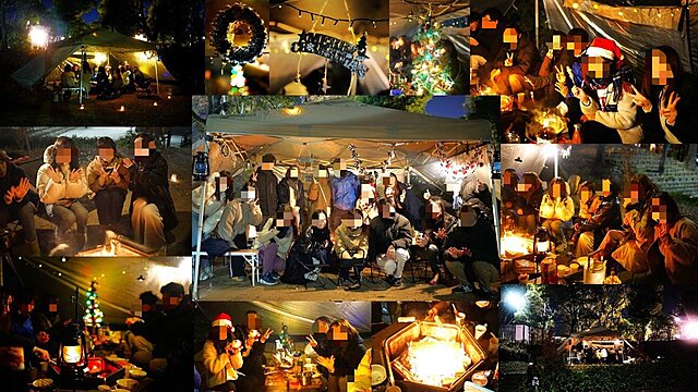 Xmas森のキャンドルナイト焚き火&ランプカフェ+プラス