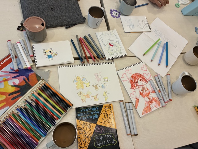 お絵描きカフェ🎨✍💕2025.9.20