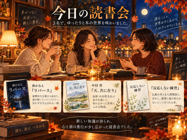 秋の夜長の読書会