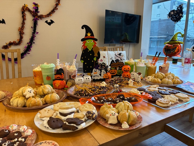 2025.11.2🌟⋆꙳ハロウィンパーティー🎃🦇🕸お菓子作り👻女子会👱🏻♀️❤️