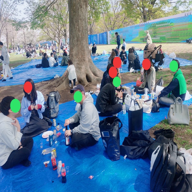 25/4/5🌸30代40代🌸代々木公園でお花見してきました!