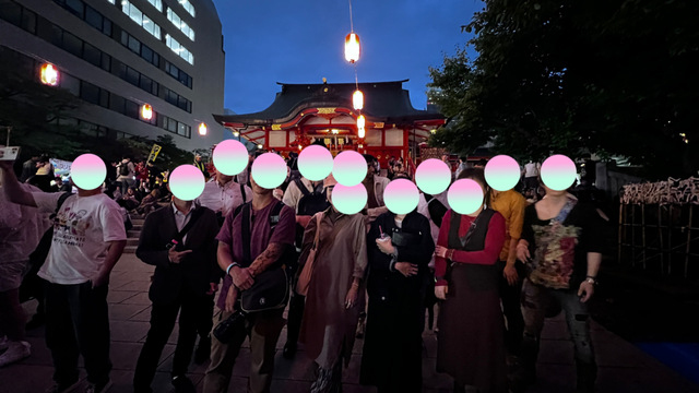 5/25花園神社「外国人がノリが良いは大嘘」