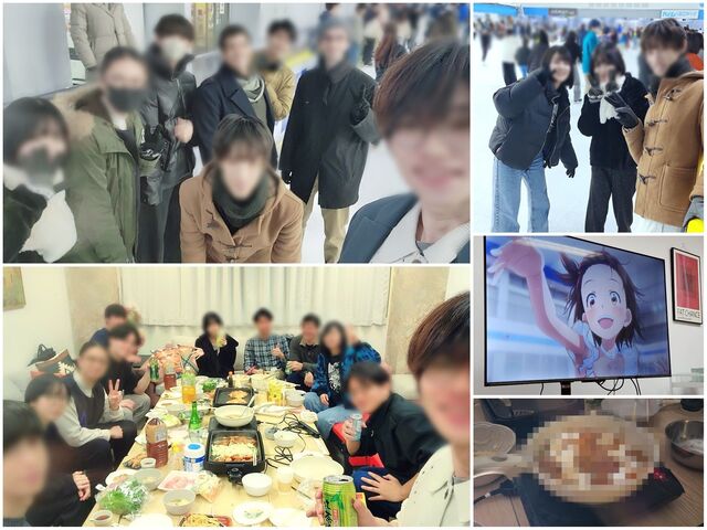 1/25 アイススケート⛸️&鍋パ🍲オフ