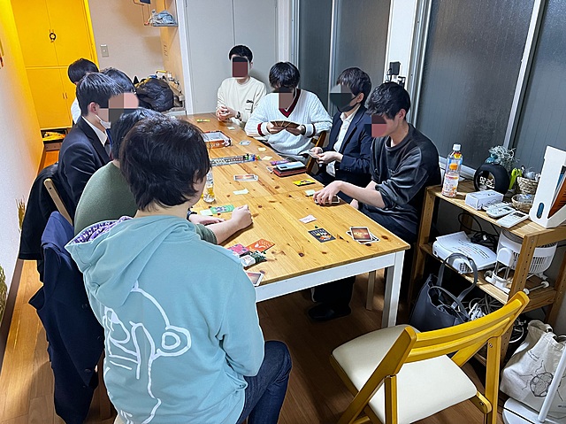 初イベントはボドゲ会でした🐰🤍