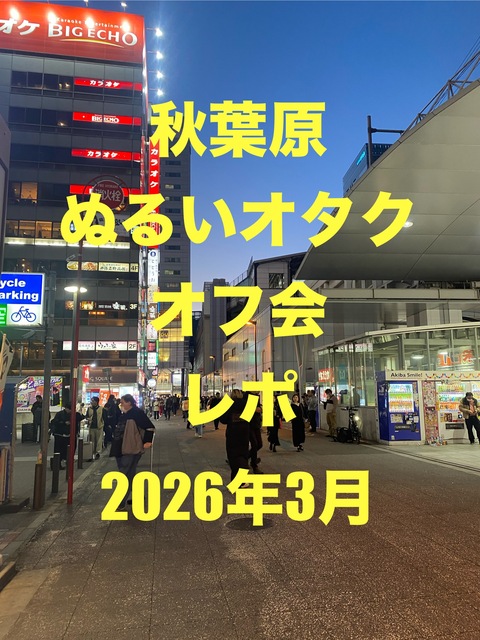 秋葉原ぬるいオタクのオフ会レポ12回目