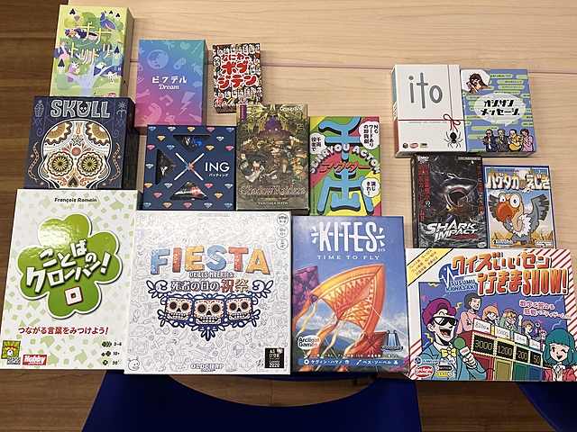 2024/2/17 テーブル3つに分かれてボードゲームをしました♪
