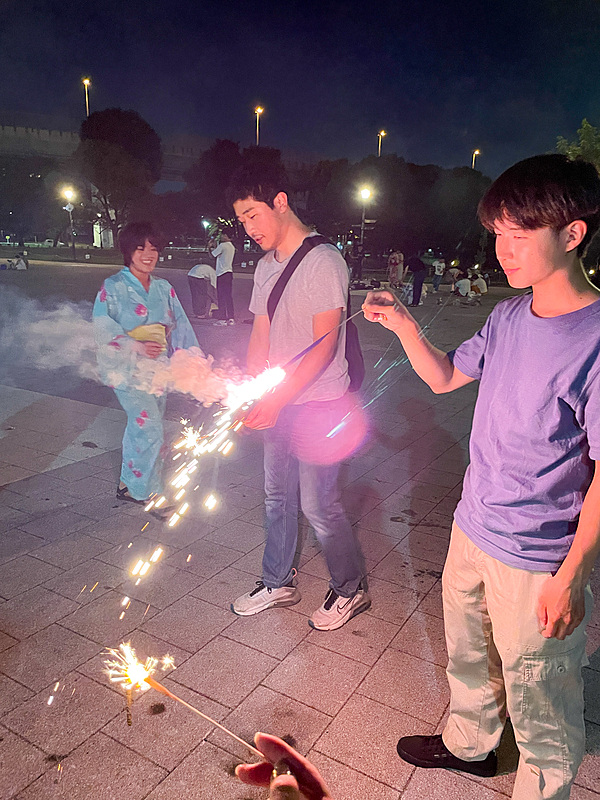 2023/08/20 手持ち花火で夏の最後の思い出作り！withスカイツリー！