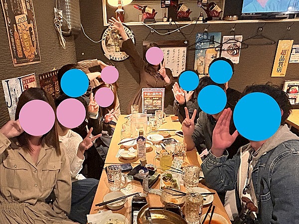 11/24 (金) 新しい出会いや友達作りをしながら一緒に飲み会を楽しみました