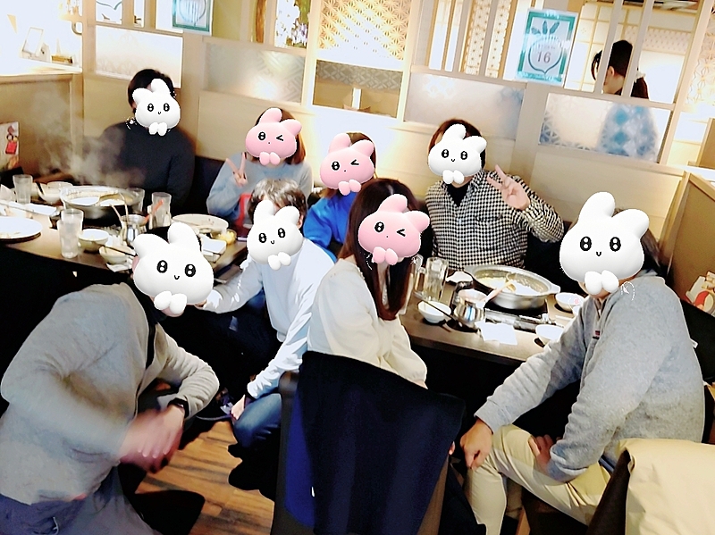 2024/01/30 渋谷でしゃぶしゃぶ食べ放題🐮🐷